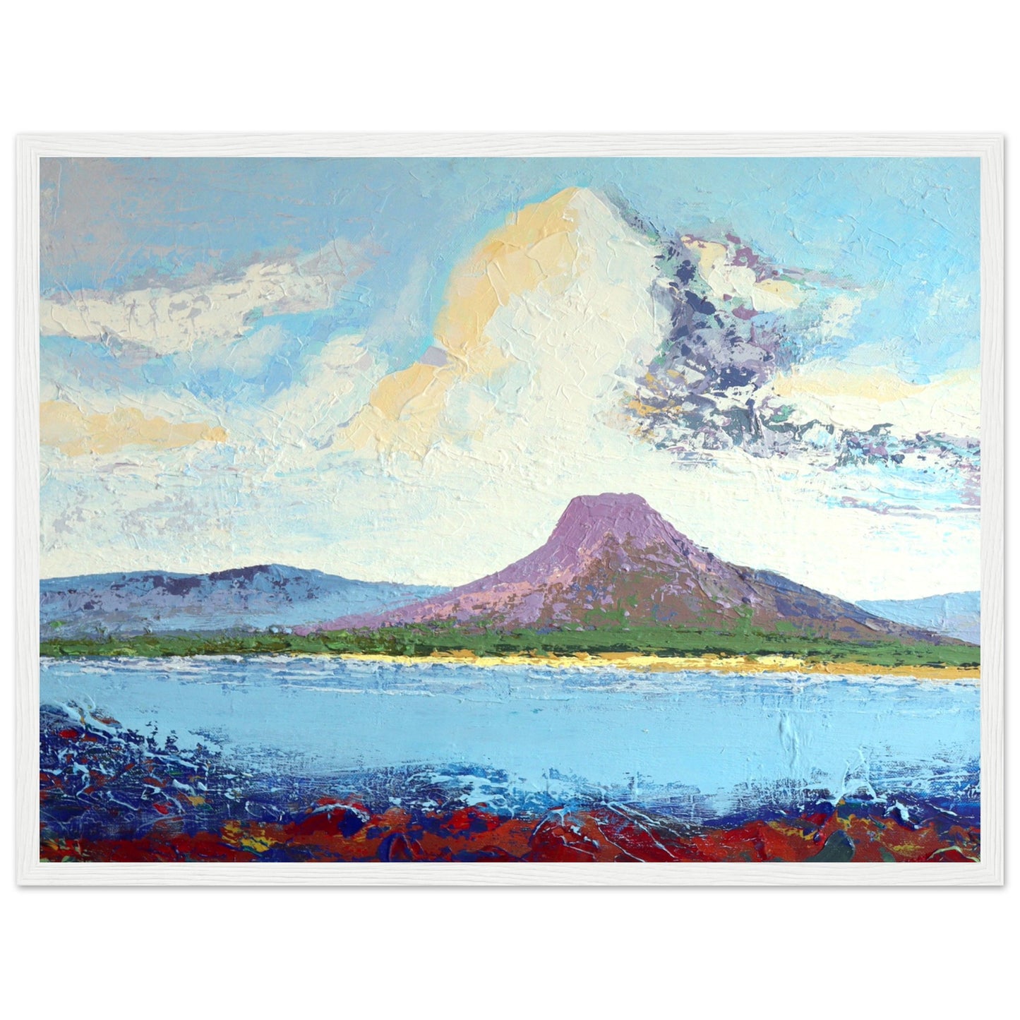 Antrim Coast – Semi-Abstract Contemporary Landscape Art Print by Ó Maoláin – view 9 | Buy Irish Art