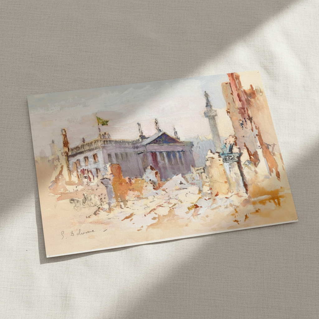 The Ruins of O’Connell Street (1916) – Collector’s Fine Art Print