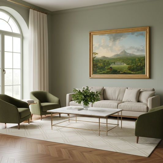 Powerscourt, County Wicklow by George Barret – Collector’s Edition Irish Landscape Art Print