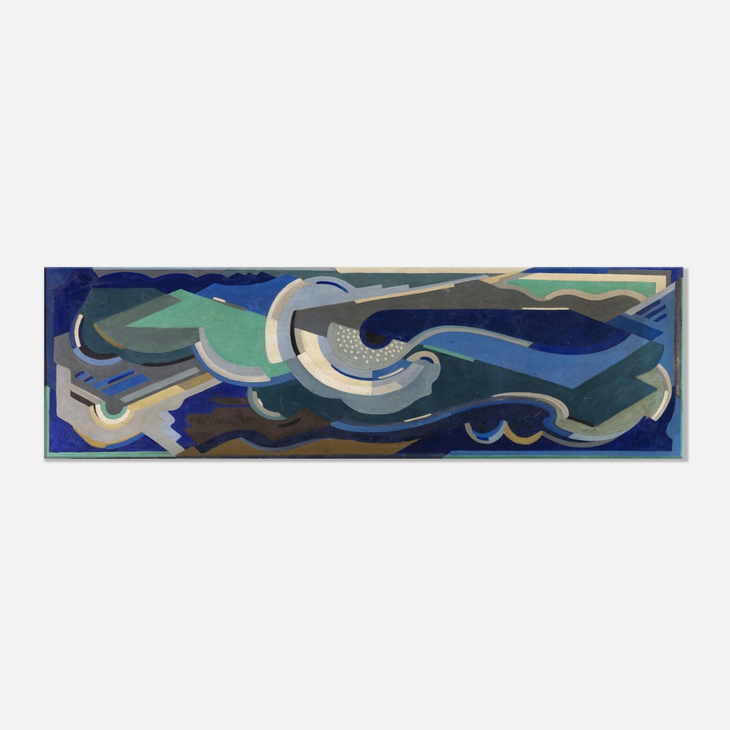 Sea Rhythm by Mainie Jellett – Collector’s Edition Canvas Print | Irish Modernist Art