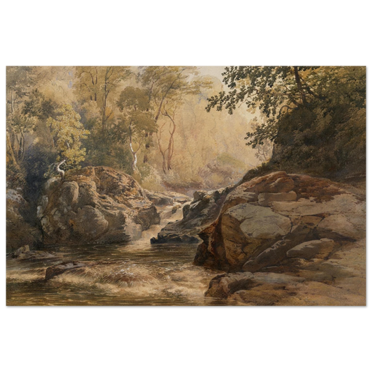 unframed reproduction print of A Glen by Henry Newton, National Gallery of Ireland