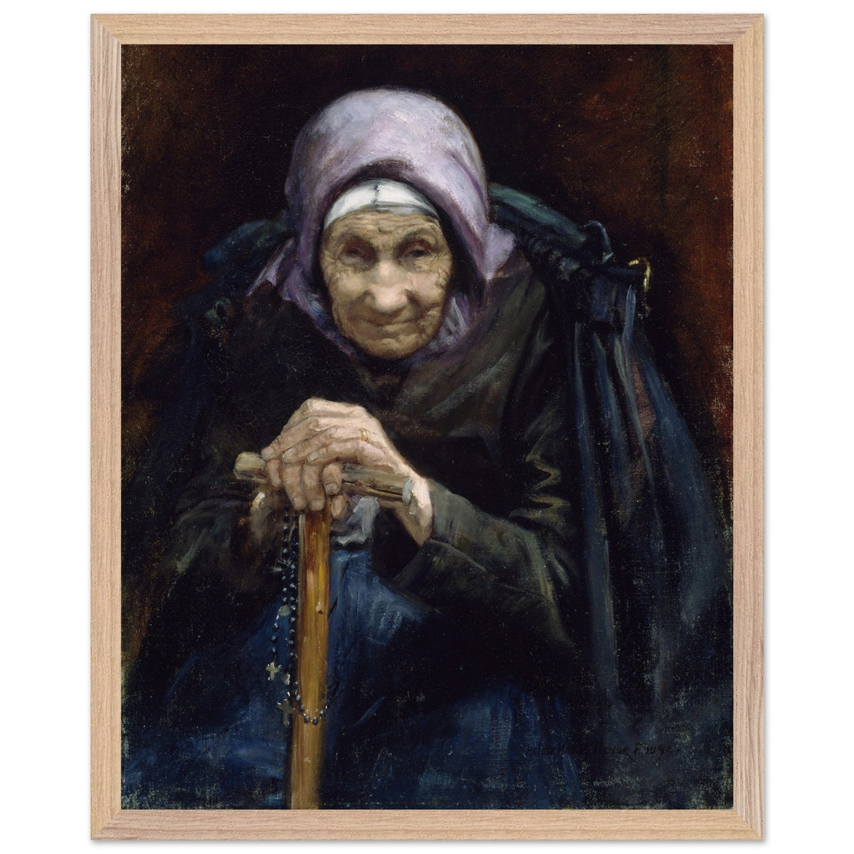 The Fisherman’s Mother Art Print By Irish Artist Helen Mabel Trevor 40x50 cm – view 9 | Buy Irish Art