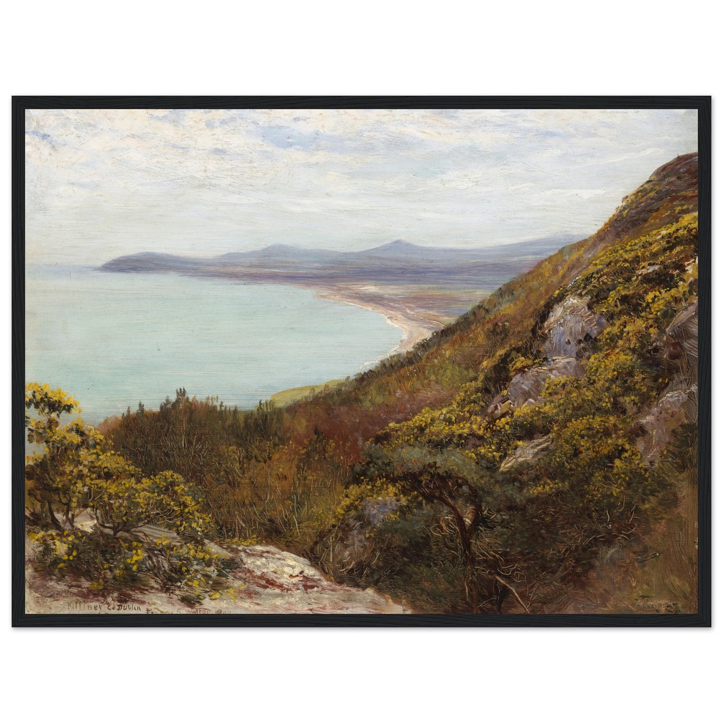 Killiney Bay Print | Francis S. Walker | Irish Art – view 10 | Buy Irish Art