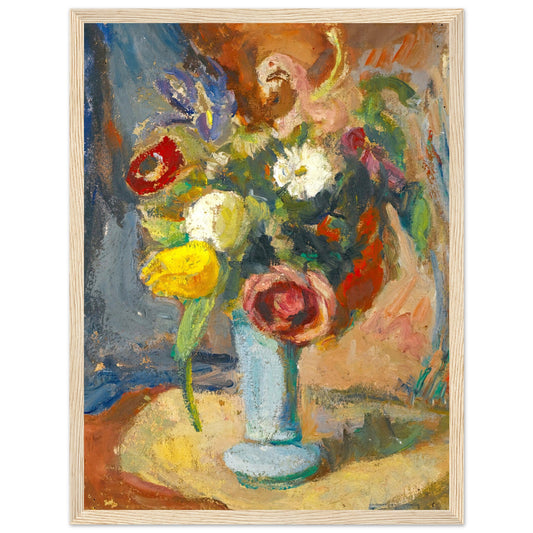 Vase of Flowers by Irish Artist Roderic O'Conor Framed Art Print – Irish wall art print | Buy Irish Art