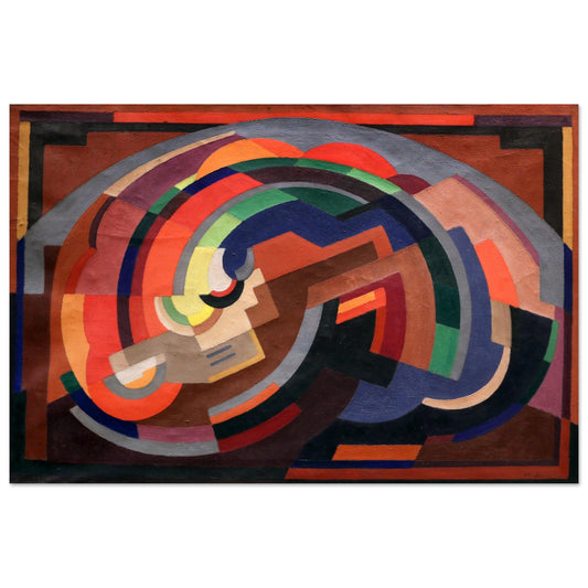 Composition by Mainie Jellett – unframed museum-quality Irish abstract art print