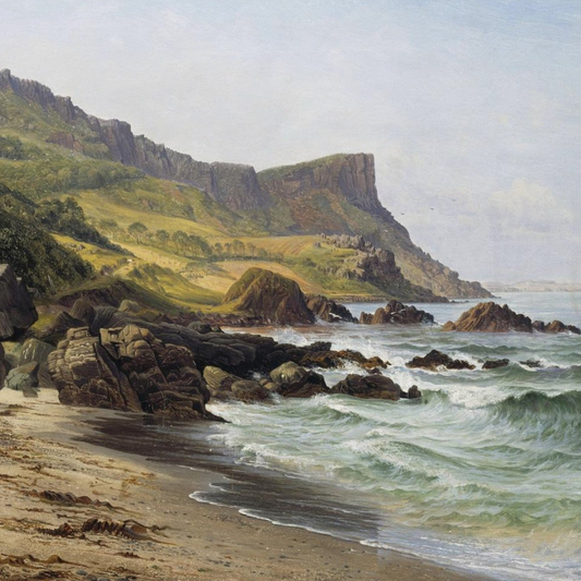 Murlough Bay and Fair Head, County Antrim, Irish coastal landscape Collector’s Edition art print