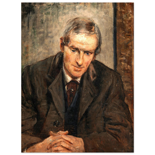 Portrait of Jack B. Yeats (1871–1957) by Irish artist Sarah Henrietta Purser – museum-quality art print
