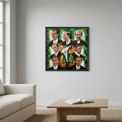 1916 Proclamation — The Seven Signatories | Irish Art Print