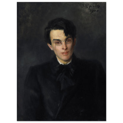 Portrait of W. B. Yeats by John Butler Yeats – museum-quality Irish literary art print celebrating Ireland’s Nobel Prize poet and cultural revival heritage.
