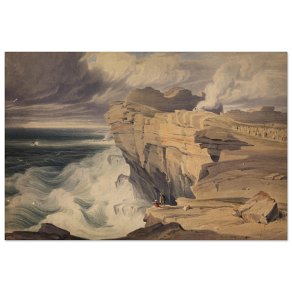 30×45 cm – Dún Aonghasa, Inis Mór by George Petrie – unframed 30×45 cm museum-quality art print