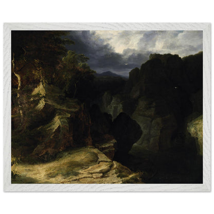 View of the Devil’s Glen – James Arthur O’Connor Art Print – room setting display | Buy Irish Art