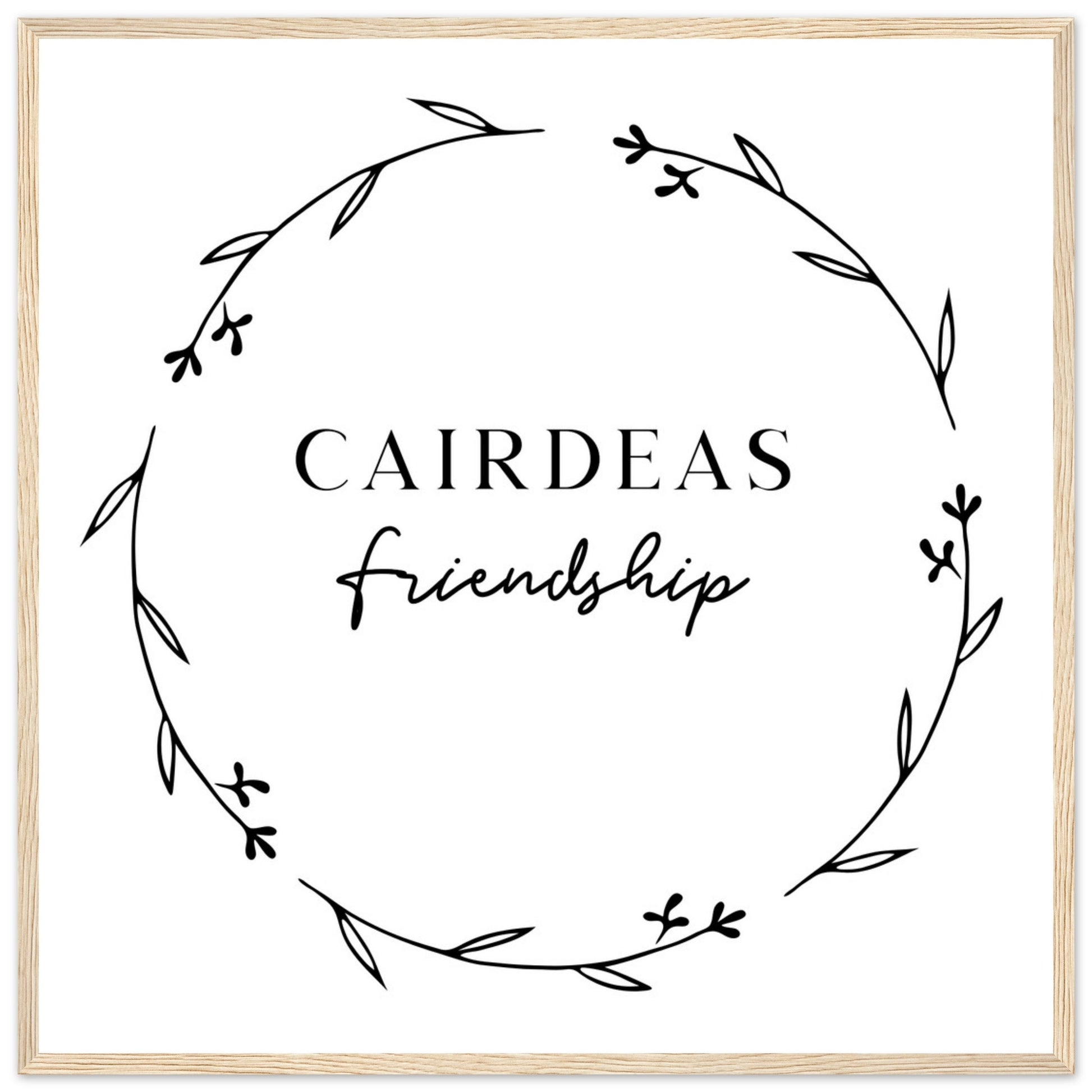 Cairdeas Friendship Irish Prints, Irish Language Gifts, Wall Art, Gaelic Home Decor, Ireland Art, Poster, Print, Seanfhocal Proverbs Friends