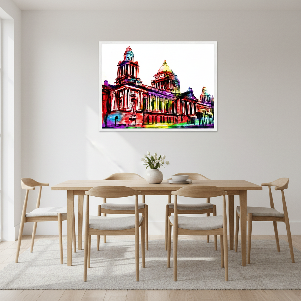 Belfast City Hall – Ó Maoláin | Irish Art Print