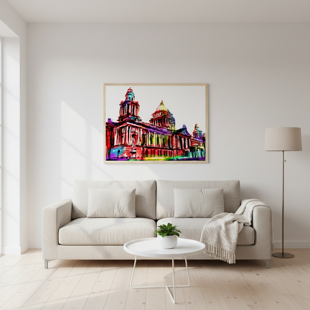 Belfast City Hall – Ó Maoláin | Irish Art Print