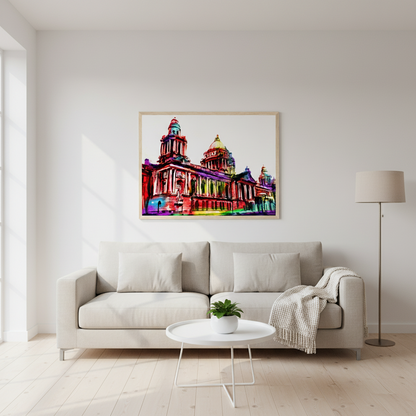 Belfast City Hall – Ó Maoláin | Irish Art Print