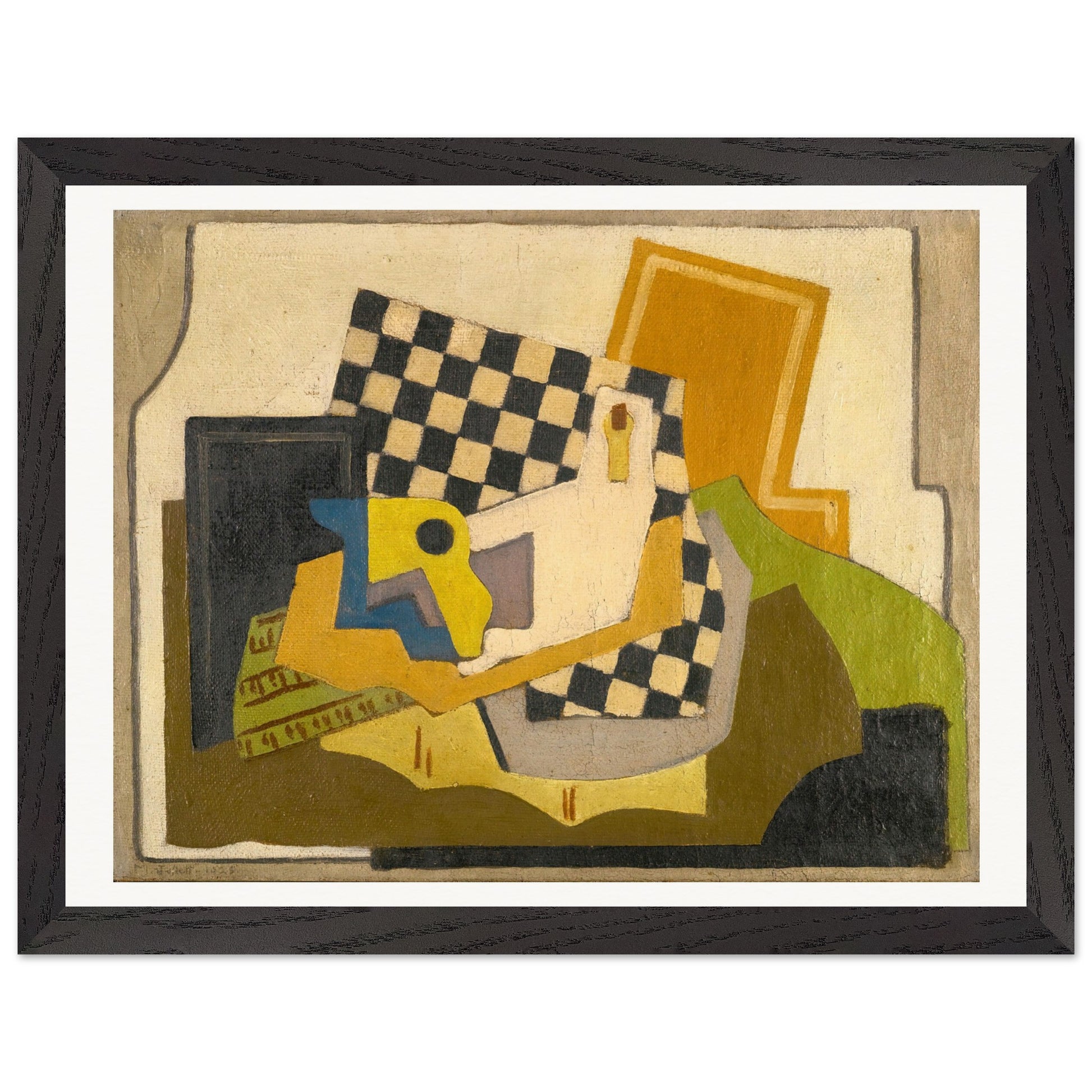 Composition (Chessboard) by Mainie Jellett - Irish modernist wall art print
