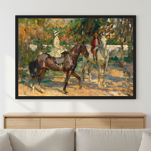 The Morning Ride – Sir John Lavery Art Print