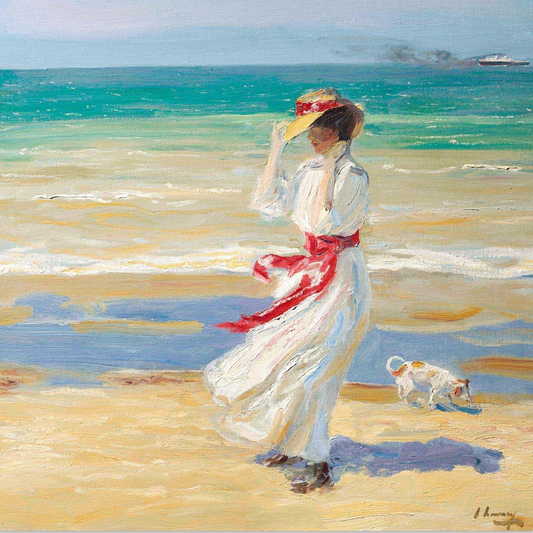 A Windy Day by Irish Artist Sir John Lavery Art Print