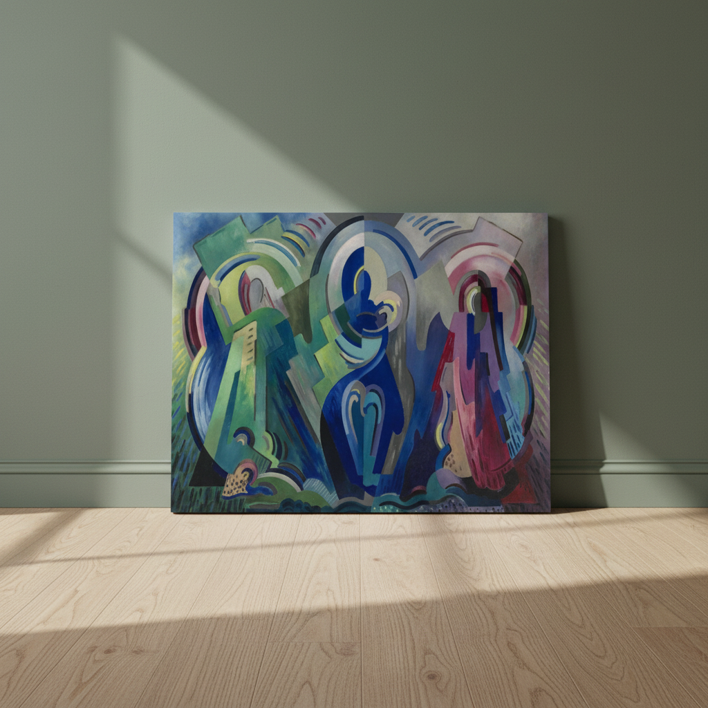 The Virgin of Éire (c.1943) – Mainie Jellett Canvas Print