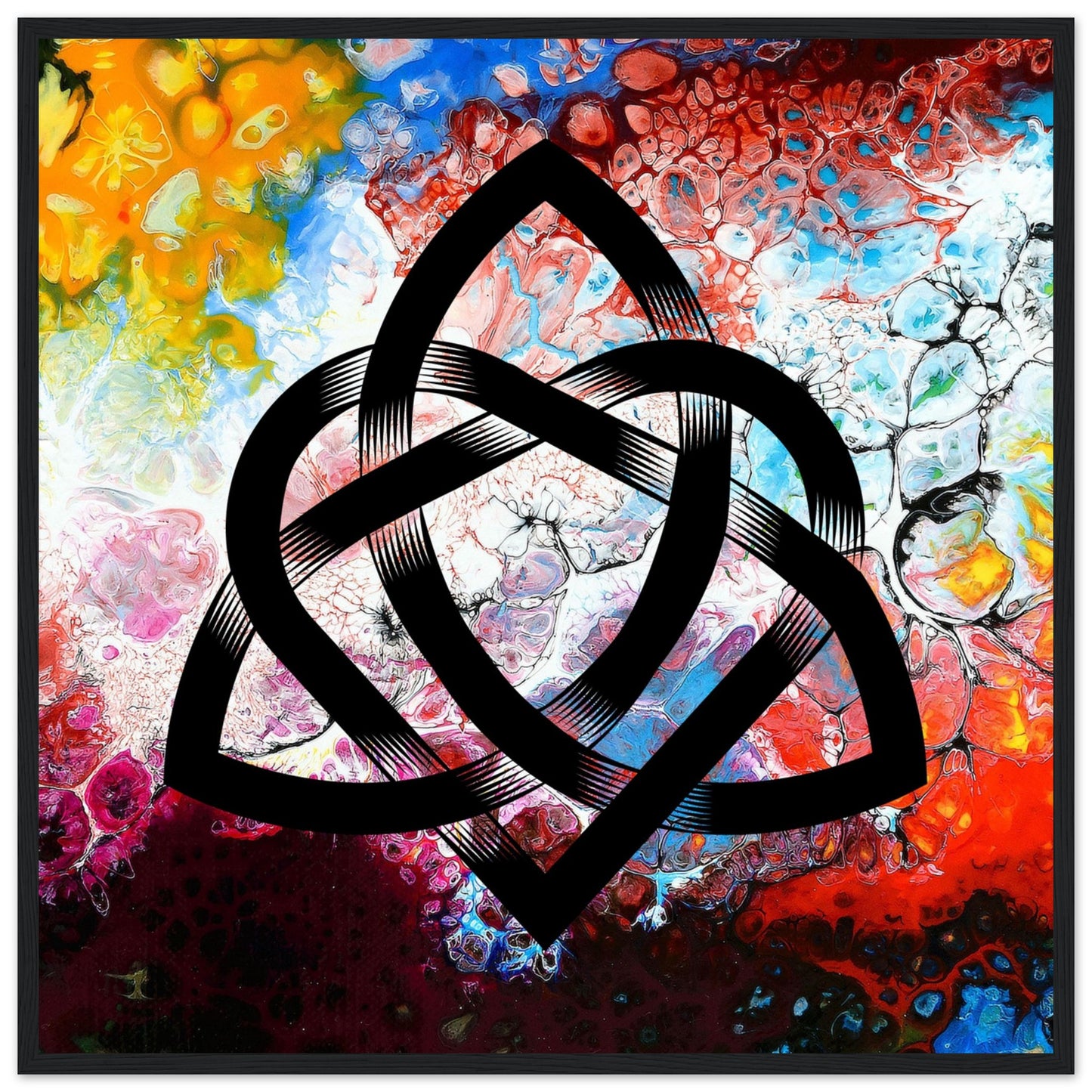 Abstract Celtic Design Framed Art Print