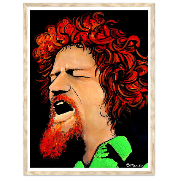5e1c1ef0-0745-4e11-97eb-1e09180fe894Working Class Hero is an open edition giclee print by Irish artist Ó Maoláin. This art print depicts Luke Kelly who was an Irish singer, folk musician and actor from Dublin, Ireland. Born into a working-class household in Dublin city, Kelly moved to England in his late teens and by his early 20s had become involved in a folk music revival. Buy Irish Art