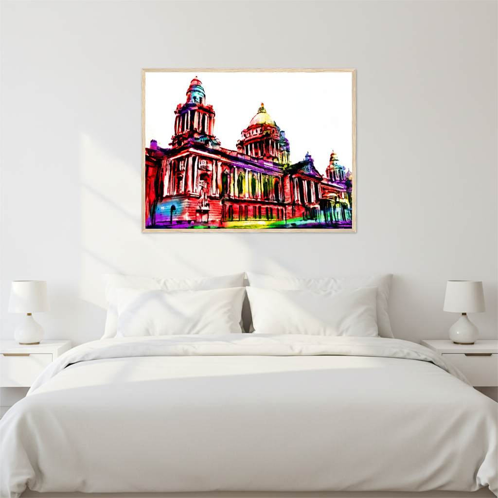 Belfast City Hall – Ó Maoláin | Irish Art Print