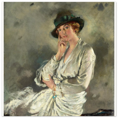 Mrs Charles S. Carstairs by William Orpen art print – print presentation view | Buy Irish Art