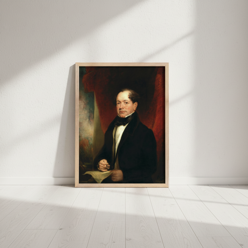 Portrait of Thomas Moore (1835) – G.F. Mulvany