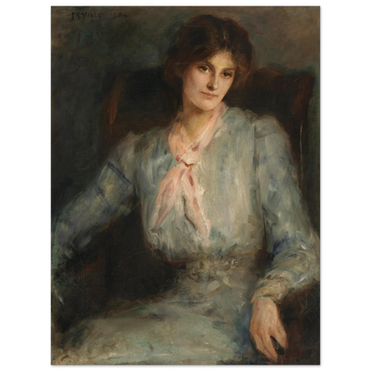 Unframed reproduction print of Portrait of Actress Máire Nic Shiubhlaigh by John Butler Yeats