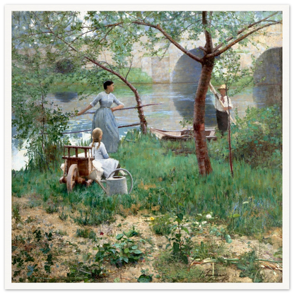 Under the Cherry Tree by Sir John Lavery, 50x50cm print size