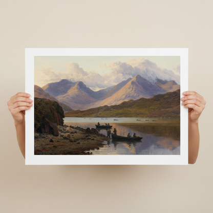 A View of the Killaries – Bartholomew Colles Watkins Print