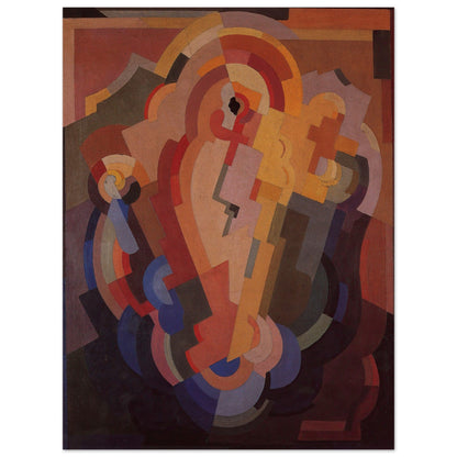 Abstract Composition (1935) art print 60x80 cm unframed, Mainie Jellett