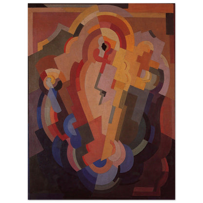 Abstract Composition (1935) art print 60x80 cm unframed, Mainie Jellett