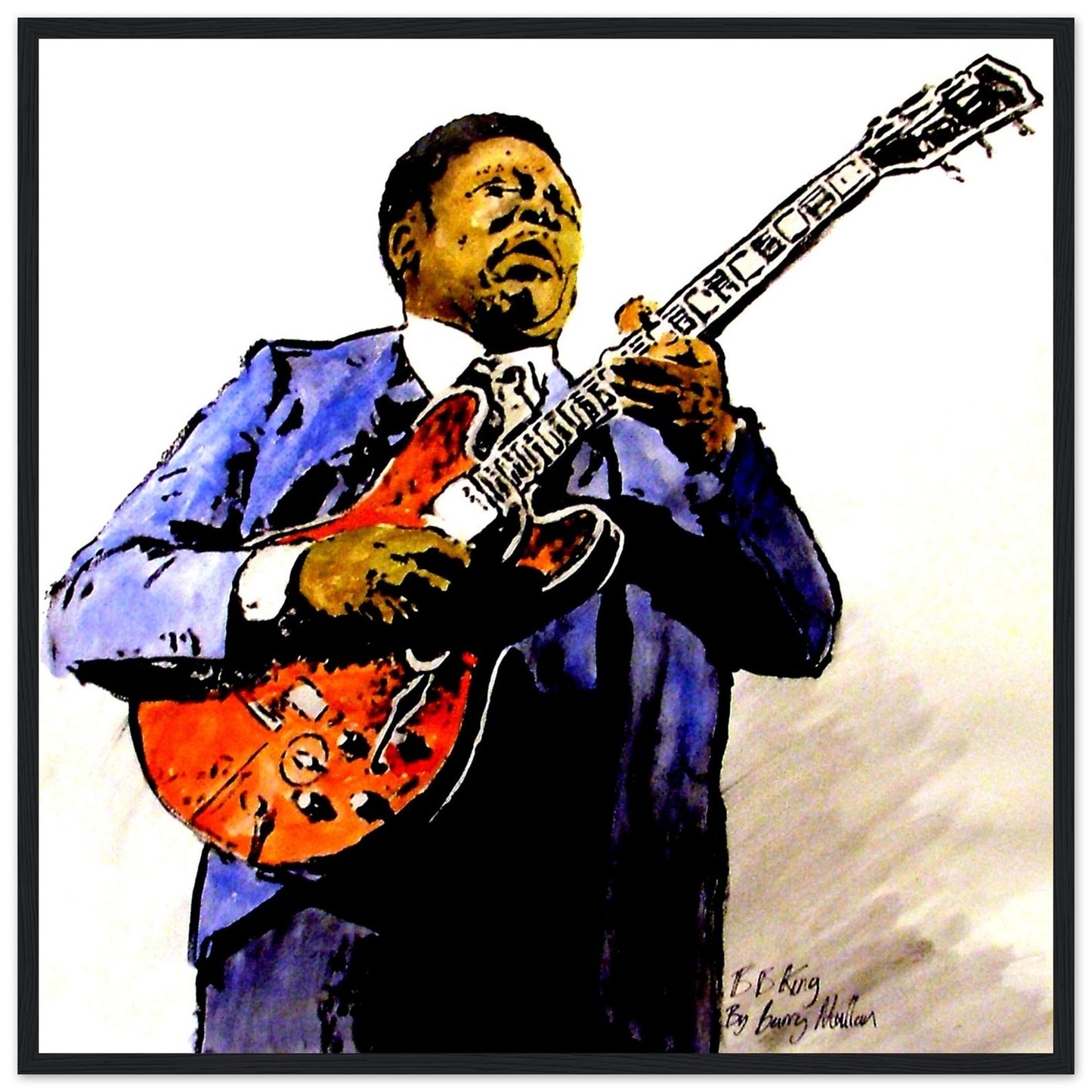 B.B King Framed Art Prints