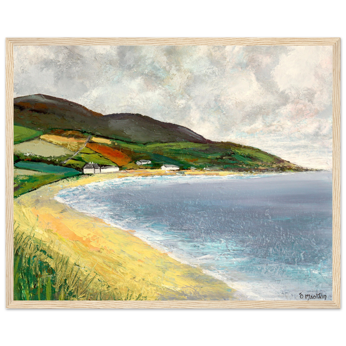 Cushendun Beach Framed Art Print