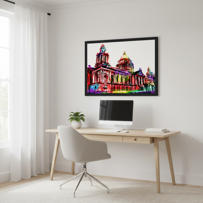Belfast City Hall – Ó Maoláin | Irish Art Print