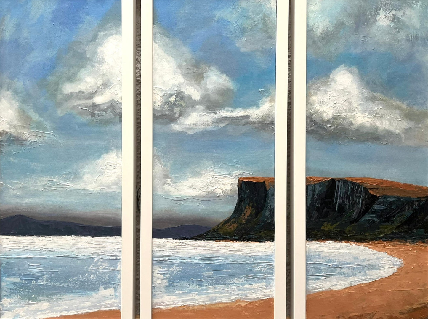 Fair Head Triptych Original Paintings