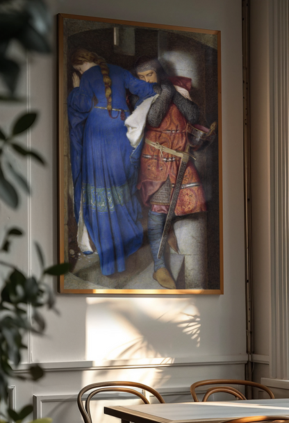 The Meeting on the Turret Stairs – Collector’s Edition Irish Art Print by Frederic William Burton