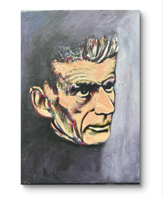 Samuel Beckett Original Painting by Irish Artist