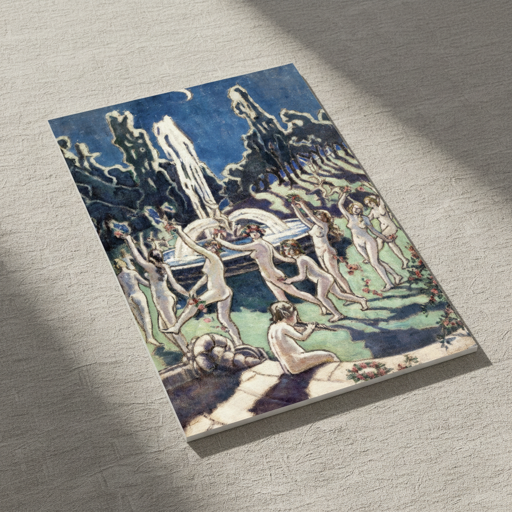 Nudes Dancing Round a Fountain – Mainie Jellett Irish Art Print