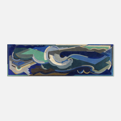 Sea Rhythm by Mainie Jellett – Collector’s Edition Canvas Print | Irish Modernist Art