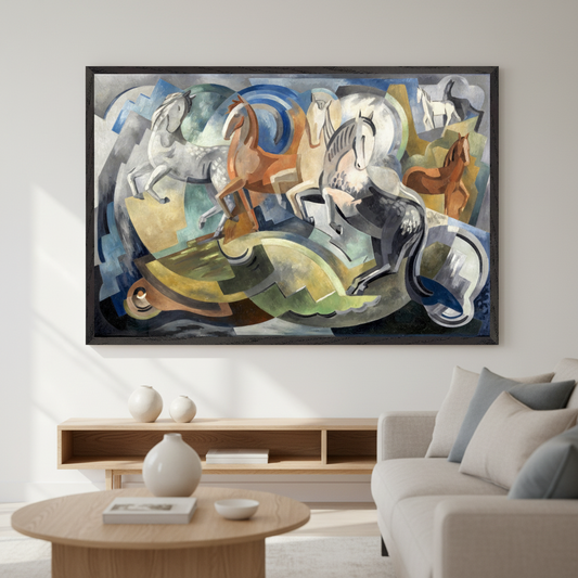 Achill Horses by Mainie Jellett | Irish Art Print