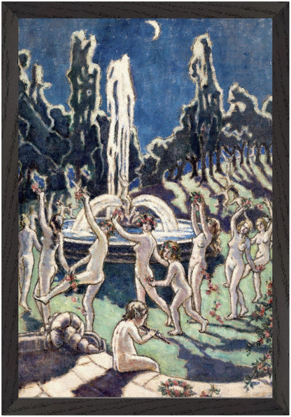 Nudes Dancing Round a Fountain – Mainie Jellett Irish Art Print
