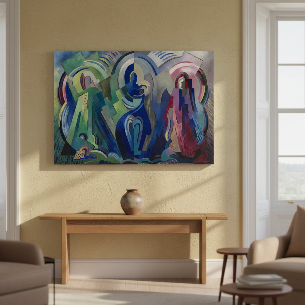 The Virgin of Éire (c.1943) – Mainie Jellett Canvas Print