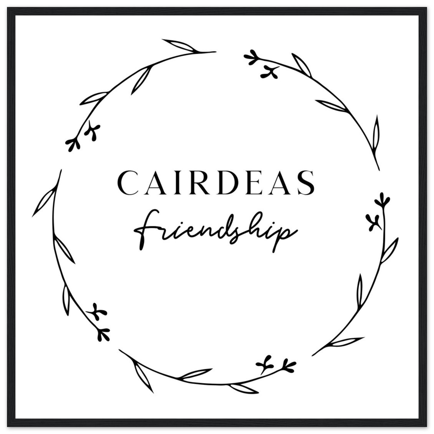 Cairdeas Friendship Irish Prints, Irish Language Gifts, Wall Art, Gaelic Home Decor, Ireland Art, Poster, Print, Seanfhocal Proverbs Friends