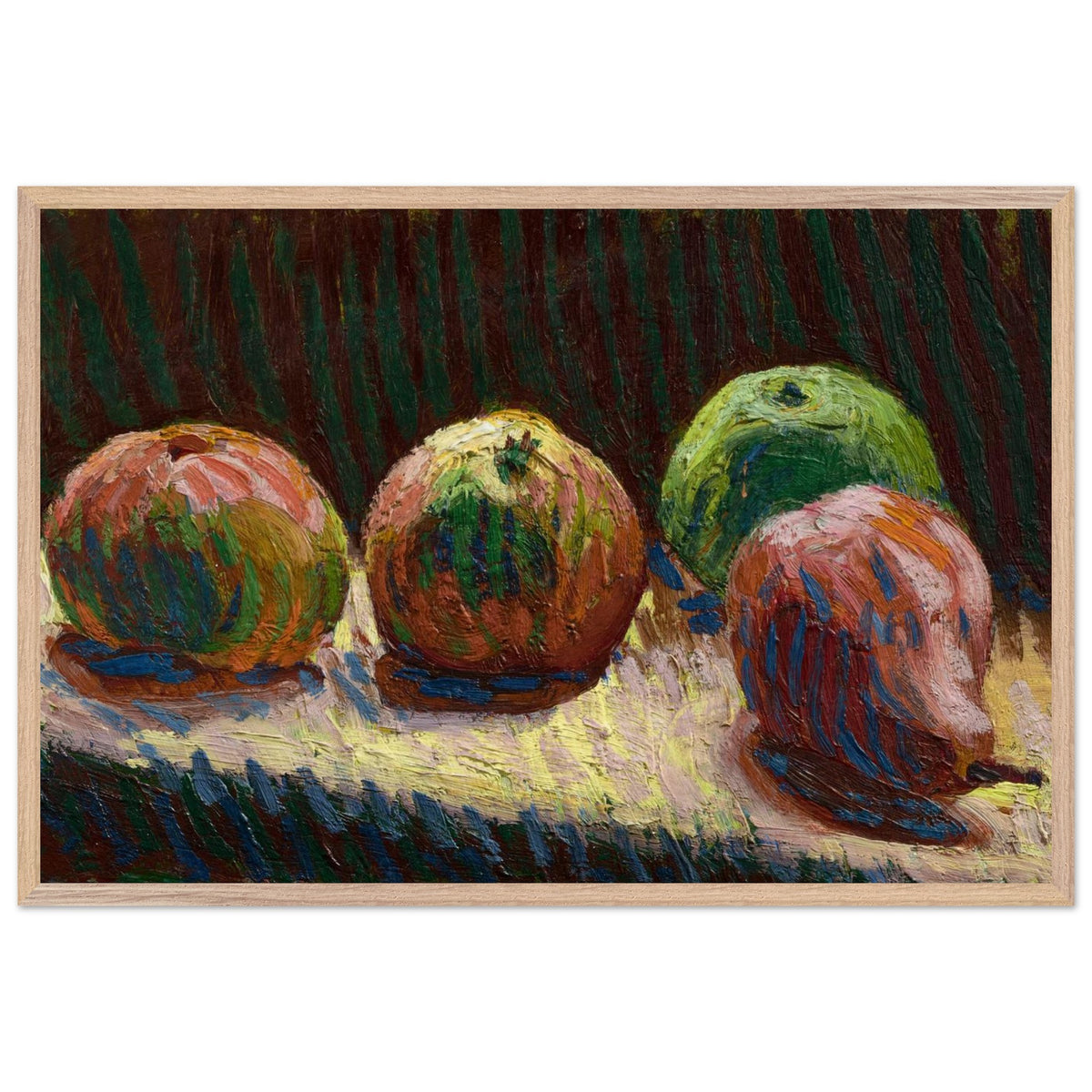 Apples and Pear by Roderic O'Conor art print, alternate view