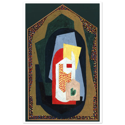 Decoration (1923) by Mainie Jellett, Irish cubist art print, unframed archival matte paper