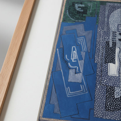 Close-up detail of Four Element Composition by Mainie Jellett, Collector’s Edition 40×50 cm print. 