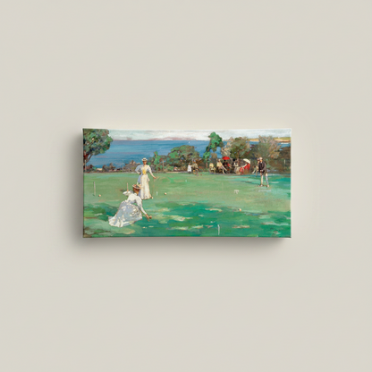 The Croquet Party – Sir John Lavery Canvas Wall Art