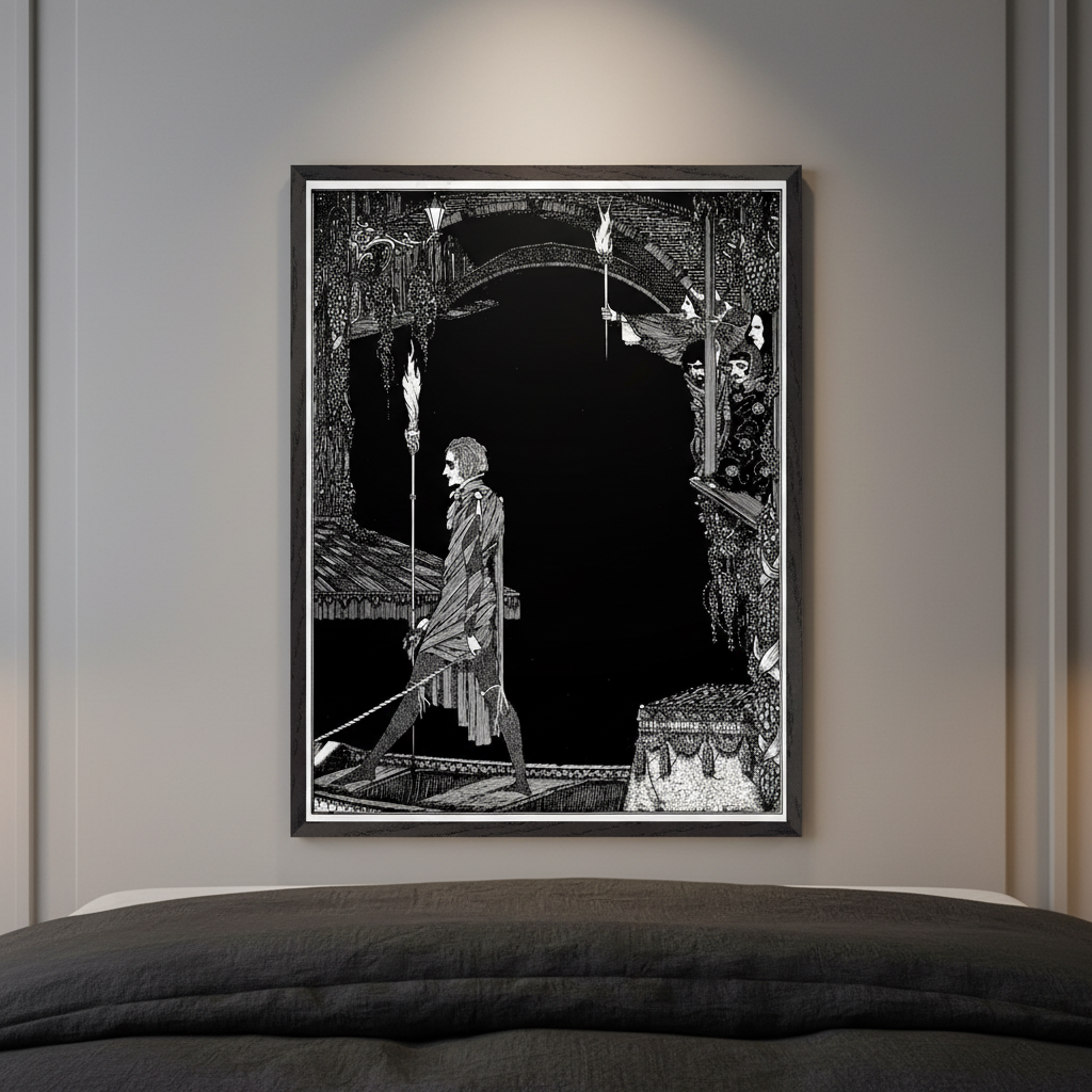 Myself No Power (1923) – Harry Clarke | Poe's William Wilson